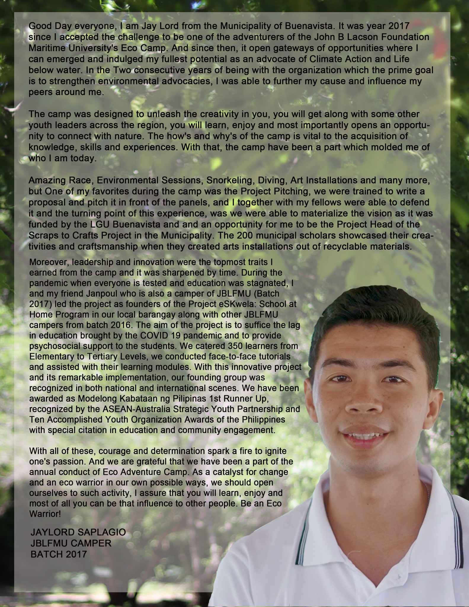 Voices of Change: Eco-Adventure Camp Alumni Speak