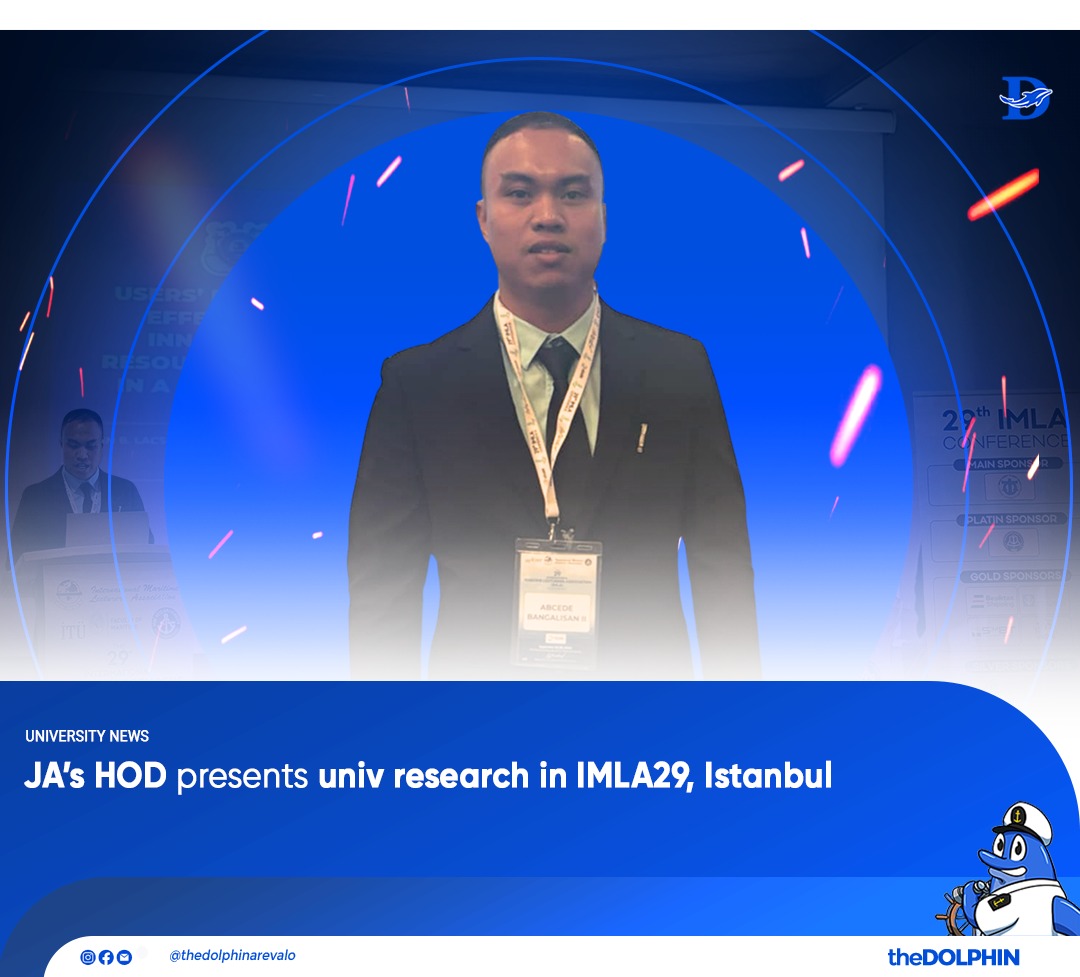 UNIVERSITY NEWS | JA’s HOD presents University Research in IMLA29, Istanbul, Turkey last September 25 to 28