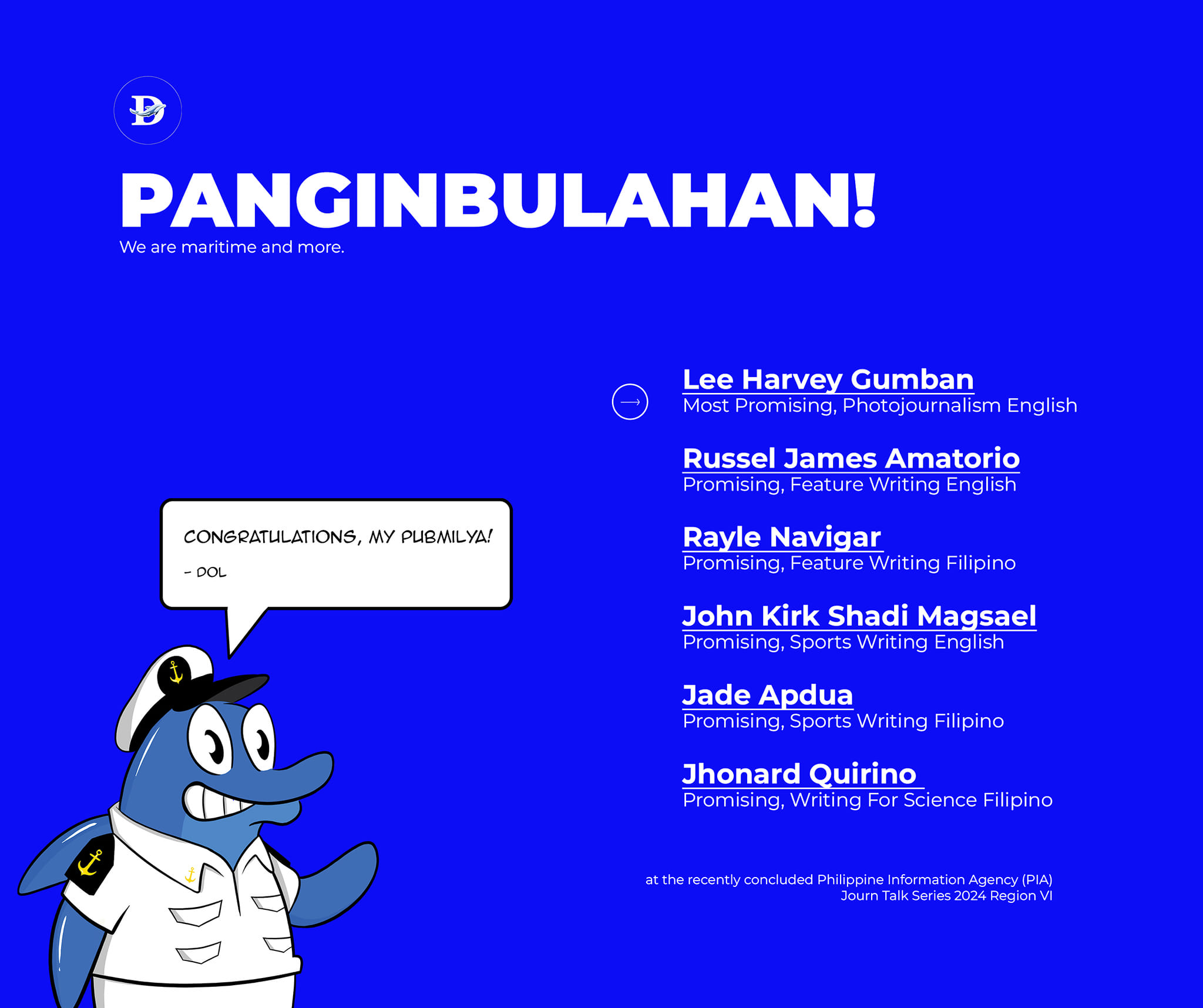 PIA JOURN TALK SERIES 2024 I 𝗛𝘂𝗺𝗯𝗹𝗲 𝗯𝗲𝗴𝗶𝗻𝗻𝗶𝗻𝗴𝘀 𝗮𝗻𝗱 𝗵𝘂𝗺𝗯𝗹𝗲 𝘃𝗶𝗰𝘁𝗼𝗿𝗶𝗲𝘀