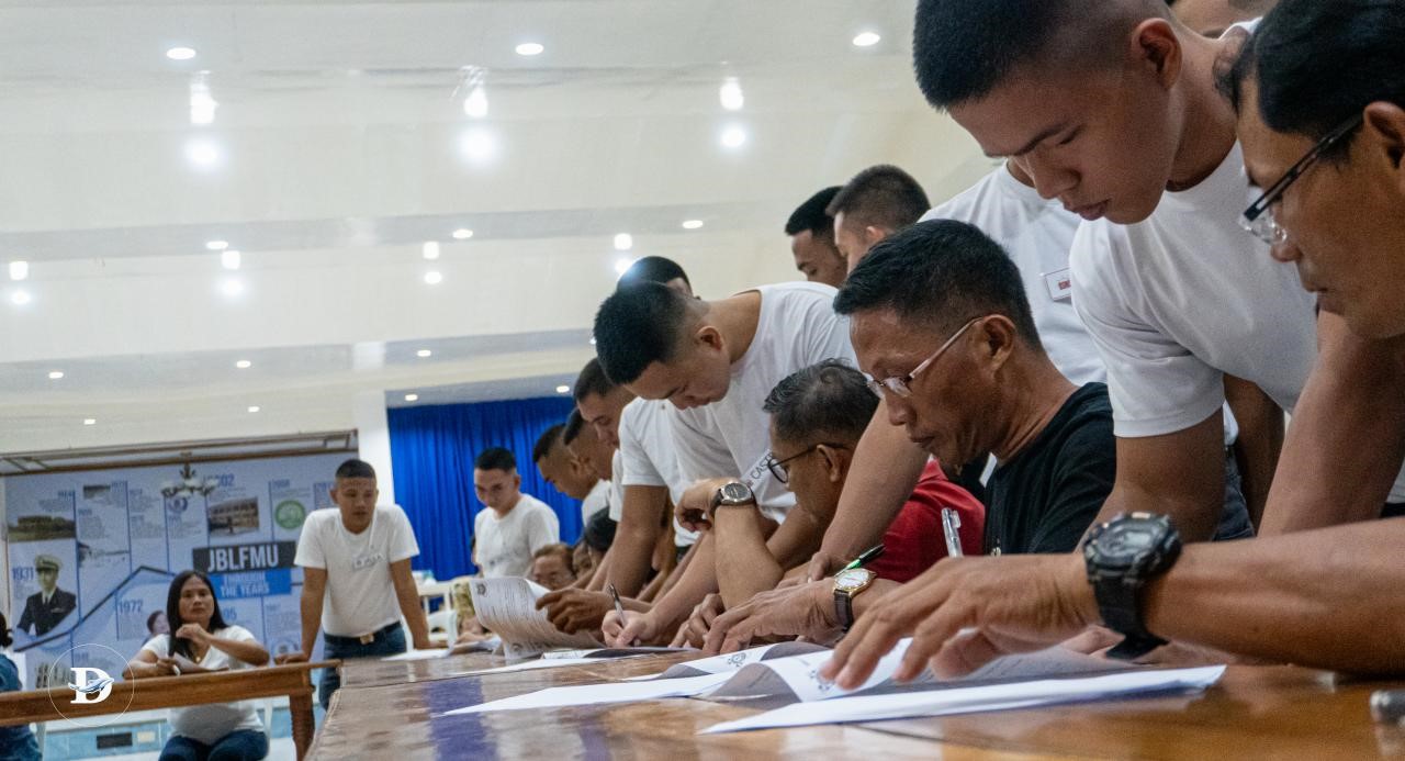 UNIVERSITY NEWS | Dorm - ready: 19 cadets undergoes MOA signing, initiation