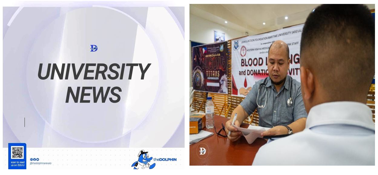 Medical Health Services: John B. Lacson Foundation Martime University (Arevalo), Inc. contributes 185 blood bags to WVMC Blood Bank