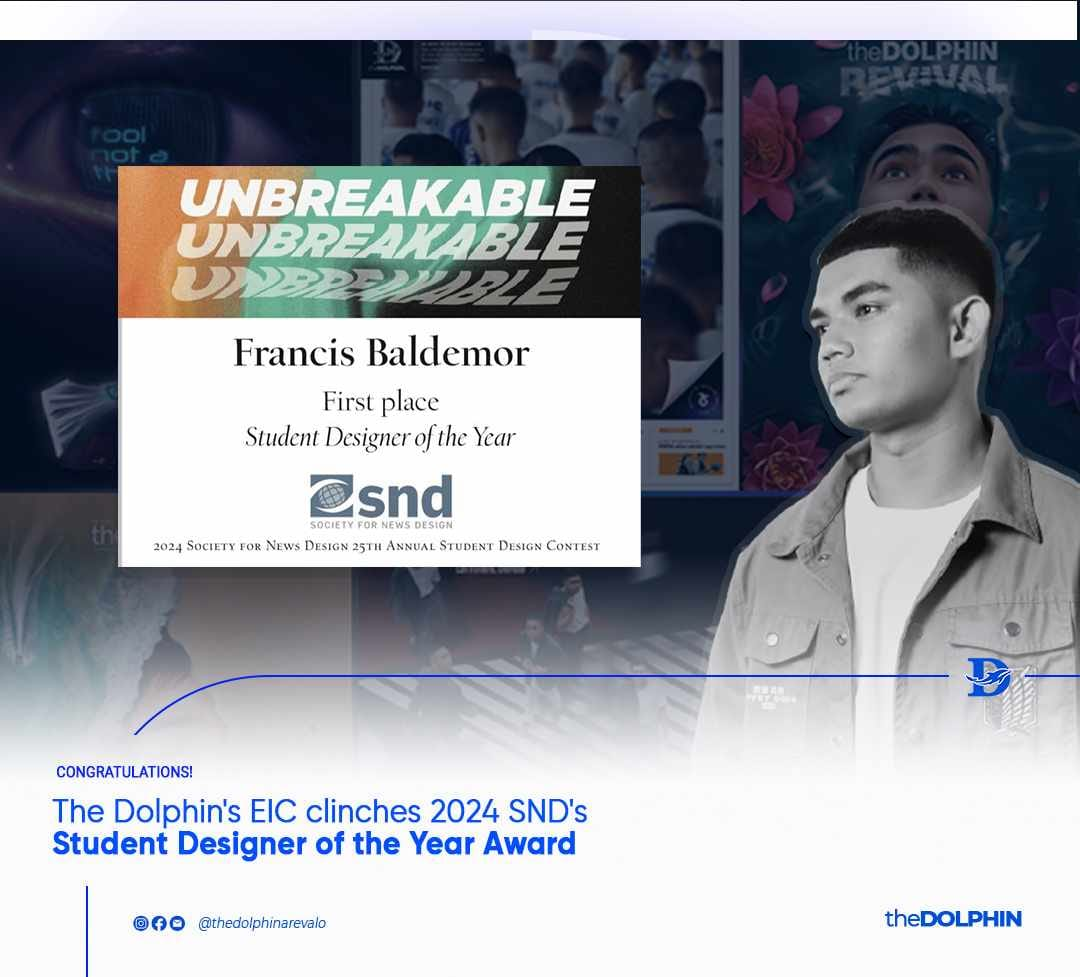 THE DOLPHIN’S EIC CLINCHES 2024 SND’S STUDENT DESIGNER OF THE YEAR AWARD