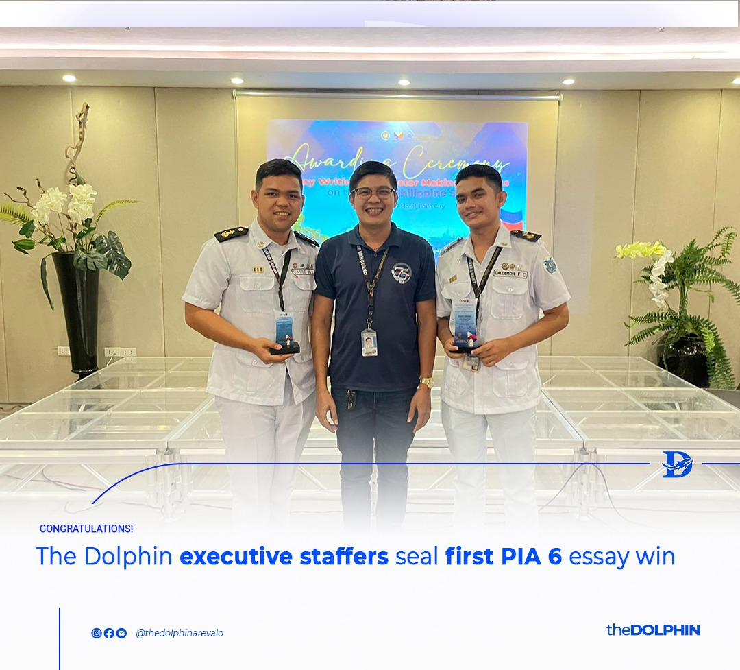 THE DOLPHIN  EXECUTIVE STAFFERS SEAL FIRST PIA 6 ESSAY WIN