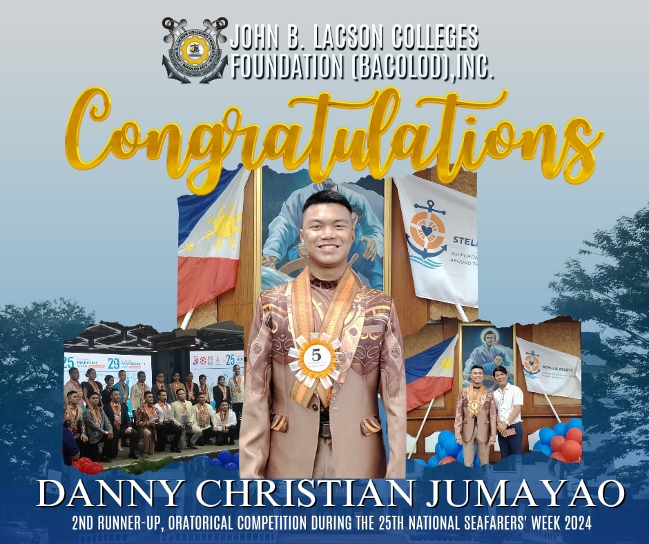 JUMAYAO Wins 2nd Runner-up at Oratorical Competition, 25th National Seafarers' Week