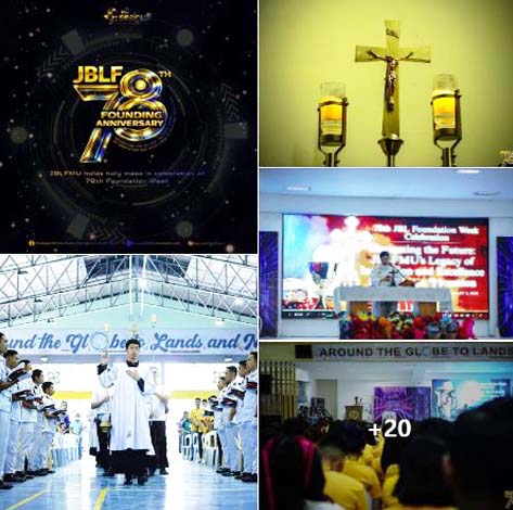 𝐉𝐁𝐋𝐅𝐌𝐔 @𝟕𝟖 | JBLFMU holds holy mass in celebration of 78th Foundation Week
