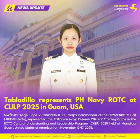Tabladillo represents PH Navy ROTC at CULP 2025 in Guam, USA