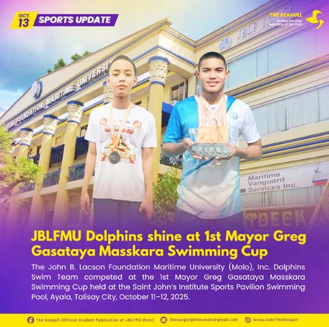 JBLFMU Dolphins shine at 1st Mayor Greg Gasataya Masskara Swimming Cup