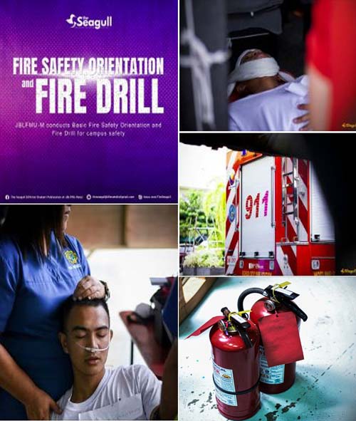 𝐔𝐍𝐈𝐕𝐄𝐑𝐒𝐈𝐓𝐘 𝐍𝐄𝐖𝐒 | JBLFMU-M conducts Basic Fire Safety Orientation and Fire Drill for campus safety