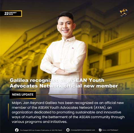 Galilea recognized as ASEAN Youth Advocates Network official new member