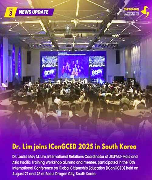 𝐍𝐄𝐖𝐒 𝐔𝐏𝐃𝐀𝐓𝐄 | Dr. Lim joins IConGCED 2025 in South Korea