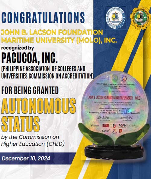 𝐉𝐁𝐋𝐅𝐌𝐔-𝐌𝐨𝐥𝐨 𝐑𝐞𝐜𝐞𝐢𝐯𝐞𝐬 𝐑𝐞𝐜𝐨𝐠𝐧𝐢𝐭𝐢𝐨𝐧 𝐟𝐫𝐨𝐦 𝐏𝐀𝐂𝐔𝐂𝐎𝐀, 𝐈𝐧𝐜.