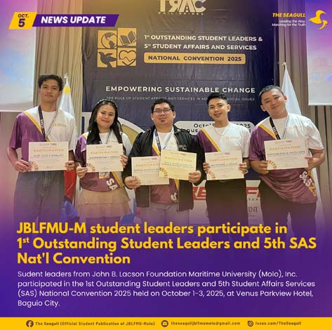 JBLFMU-M student leaders participate in 1st Outstanding Student Leaders and 5th SAS Nat'l Convention