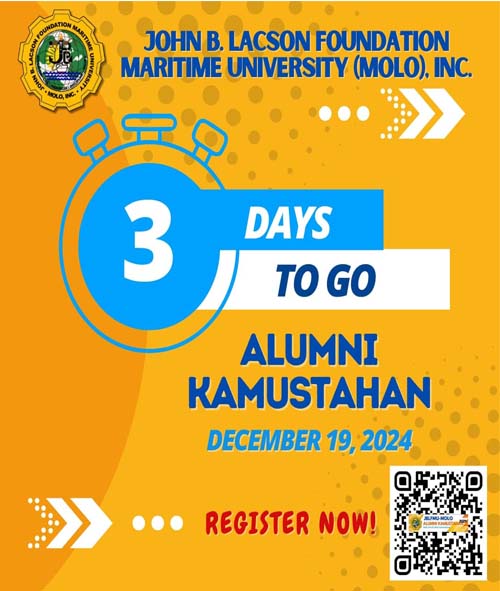 We invite all John B - Molo alumni to our Alumni Kamustahan on December 19, 2024!