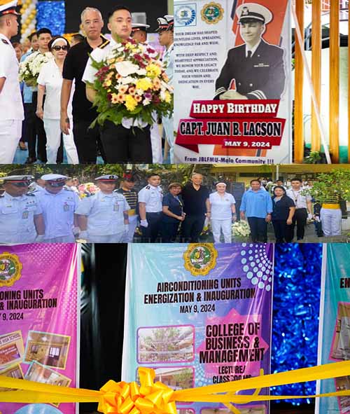 Commemorating the 126th birthday of our founder, Capt. Juan Bautista Jocson Lacson, the JBLFMU-Molo community celebrates its memorial birthday  celebration and inauguration of the newly energizes air-conditioning units.