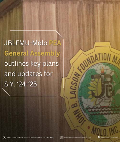 JBLFMU-Molo PEA General Assembly outlines key plans and updates for S.Y. '24-'25