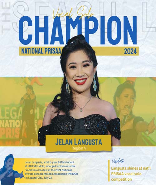 Langusta Shines at National PRISAA 2024 Vocal Solo Competition